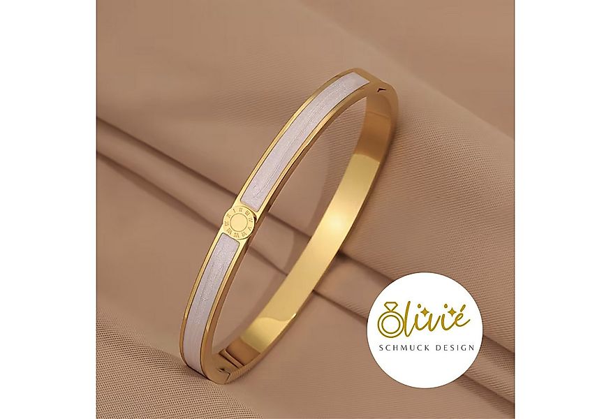 XCOAST Armreif Luxus Damen Edelstahl-Armband Fliederfarben – 18K vergoldete günstig online kaufen