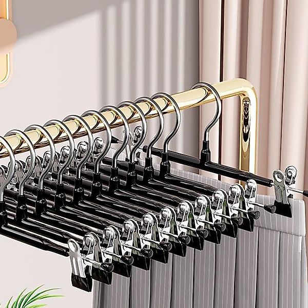 POPOLIC Kleiderbügel Hosenbügel aus Metall, 10 günstig online kaufen
