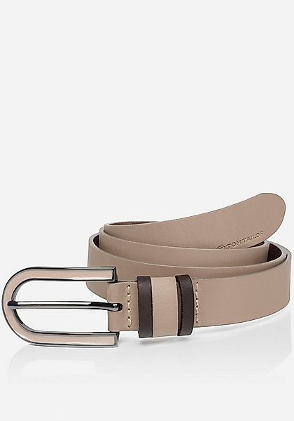 TOM TAILOR Ledergürtel TTSHINEAD 2,5 cm breiter Damengürtel, Must-Have für günstig online kaufen