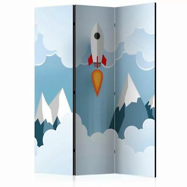 artgeist Paravent Rocket in the Clouds [Room Dividers] mehrfarbig Gr. 135 x günstig online kaufen