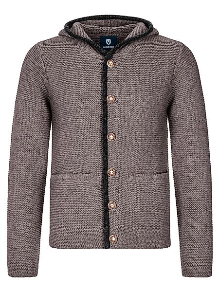 Almbock Trachtenstrickjacke Strickjacke Bavaria (1-tlg) alpinbraun günstig online kaufen