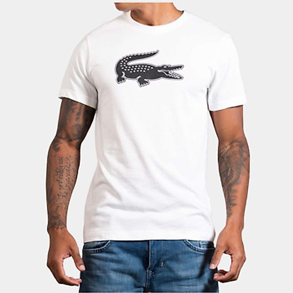 Lacoste  T-Shirt logo t-shirt - white black günstig online kaufen