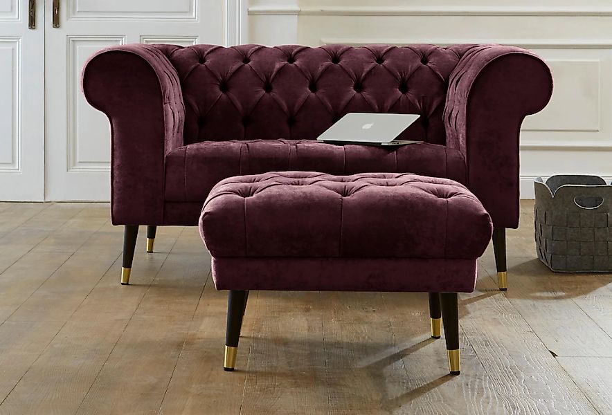 Guido Maria Kretschmer Home&Living Chesterfield-Sofa »Tinnum« günstig online kaufen
