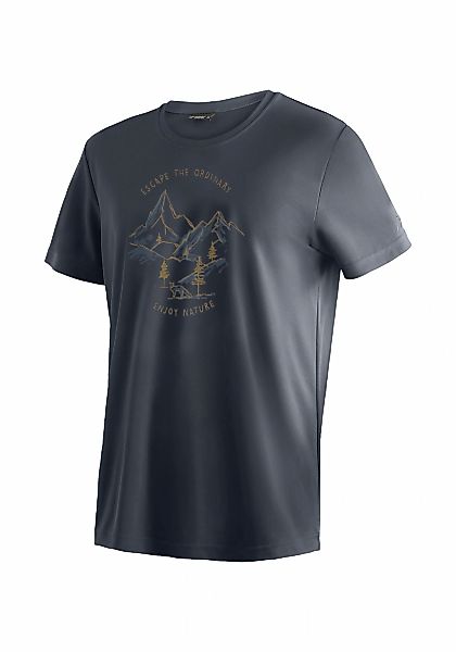 Maier Sports T-Shirt "Dieter Print", Herren Funktionsshirt, Freizeitshirt m günstig online kaufen