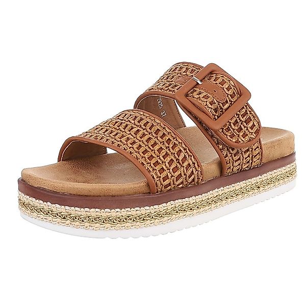 Ital-Design Bequeme Damen-Sandalen mit geflochtener Oberflächenstruktur günstig online kaufen