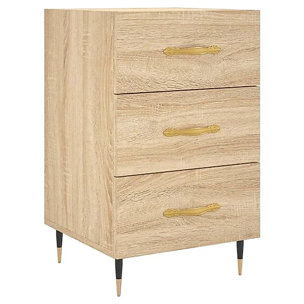 vidaXL Nachttisch Sonoma-Eiche 40x40x66 cm Holzwerkstoff 827639 günstig online kaufen