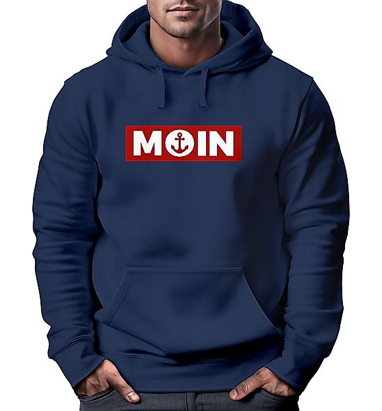 Neverless Hoodie Hoodie Herren Moin norddeutsch günstig online kaufen