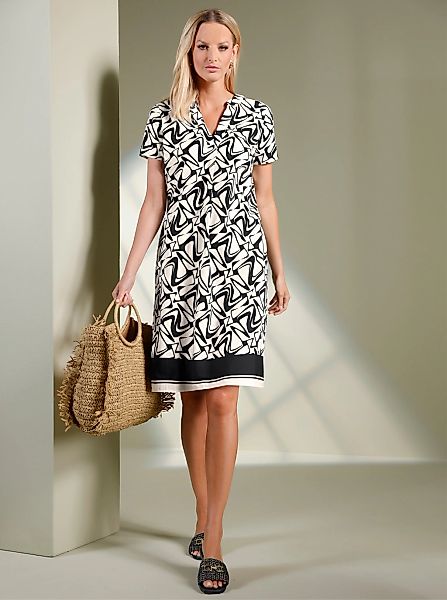 heine Druckkleid "Druck-Kleid" Nahttasche günstig online kaufen
