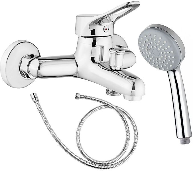 Deante Wannenarmatur Vero Badewannenarmatur Duschset Handbrause, günstig online kaufen
