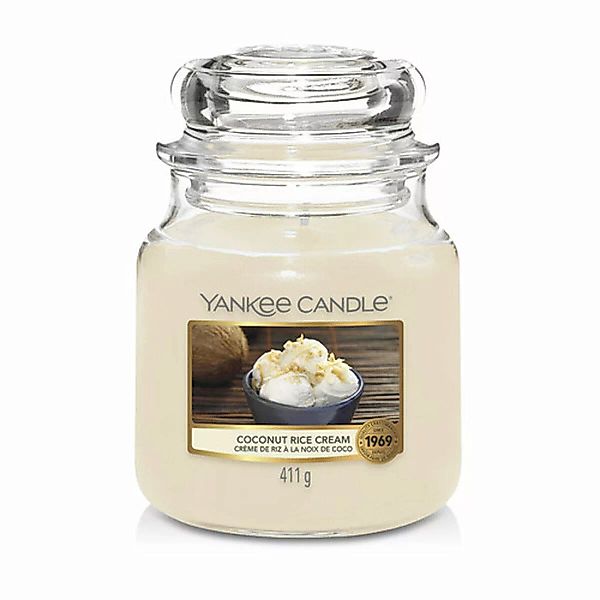 Yankee Candle Duftkerze Coconut Rice Cream 411 g günstig online kaufen