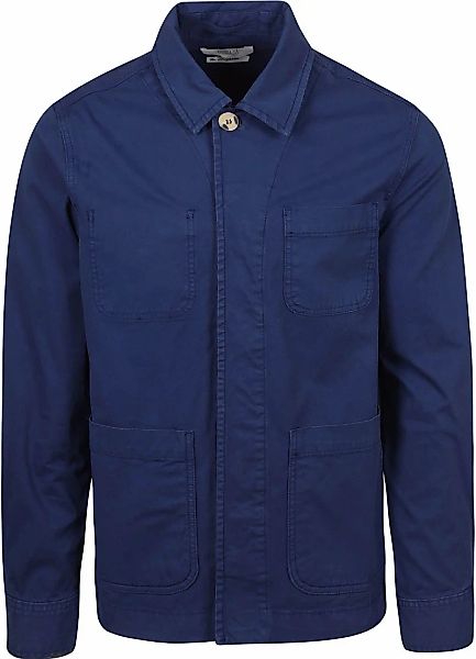 King Essentials The Benjamin Overshirt Navy - Größe L günstig online kaufen