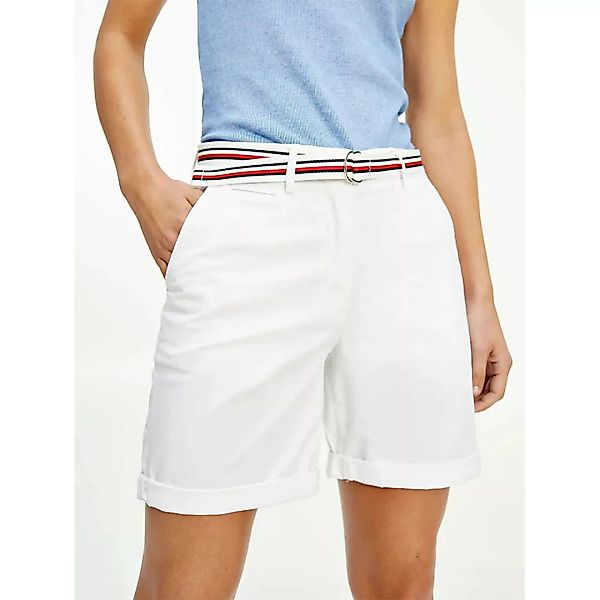 Tommy Hilfiger Mid Rise Chino Shorts 34 White günstig online kaufen