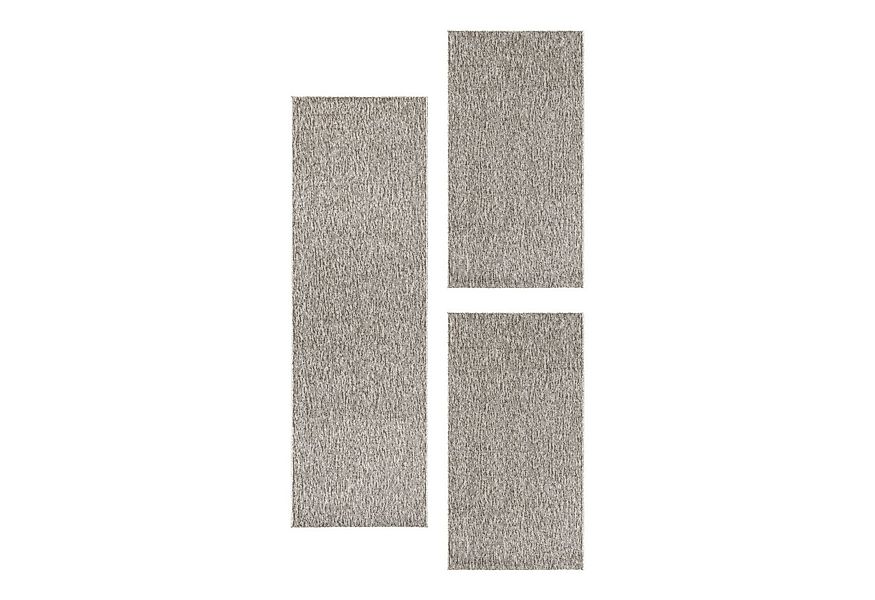 SIMPEX24 Kurzflor-Bettumrandung Unicolor - Einfarbig, Höhe 7 mm, (Bett-Set, günstig online kaufen