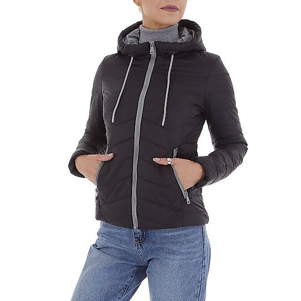 Ital-Design Steppjacke Damen Freizeit (87256582) Kapuze Gefüttert Übergangs günstig online kaufen