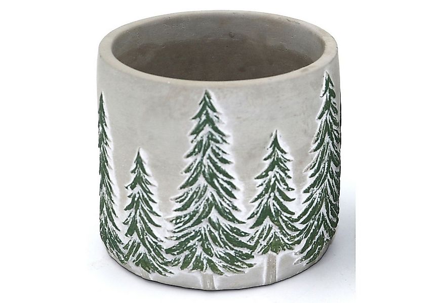 Duif International Blumentopf 12x Übertopf Tannen Zement Töpfe Pflanzen Küb günstig online kaufen