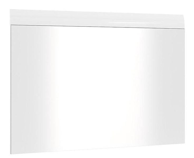 Garderobenspiegel  ca. 87x63x2 cm Alpinweiss Hochglanz günstig online kaufen