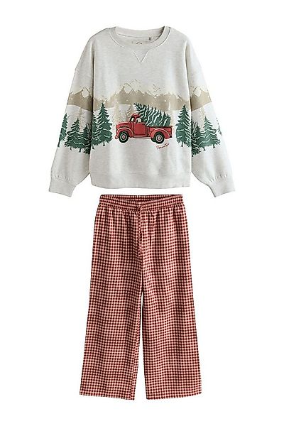 Next Pyjama Familienkollektion Flannell-Weihnachtsschlafanzug (2 tlg) günstig online kaufen