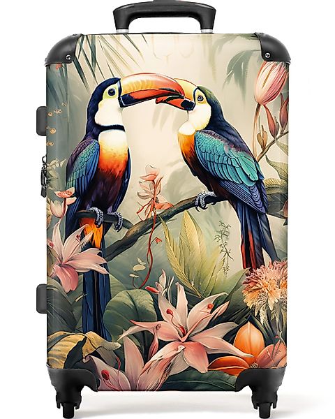 NoBoringSuitcases.com© Hartschalen-Trolley Tukan - Vögel - günstig online kaufen