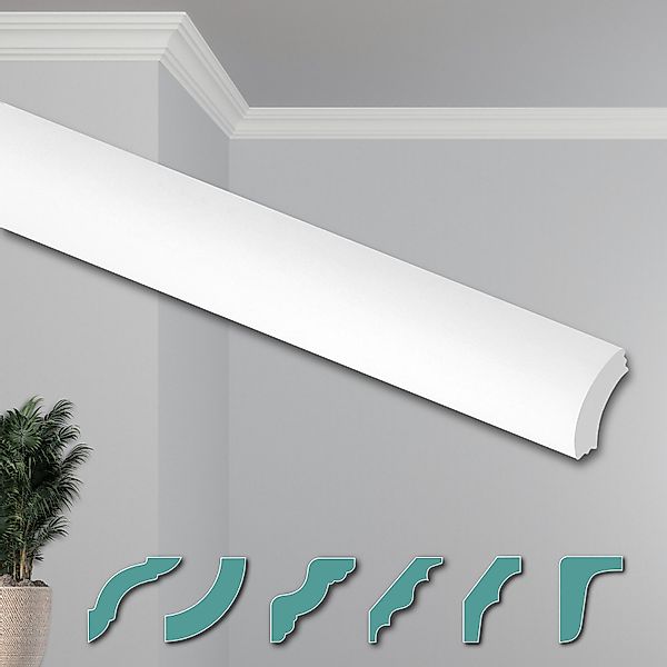 Hexim Deckenleiste ZG2, 20 Meter / günstig online kaufen