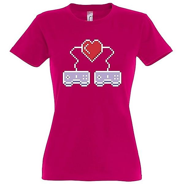 Youth Designz T-Shirt Gamer Love Damen Shirt mit trendigem Frontprint günstig online kaufen