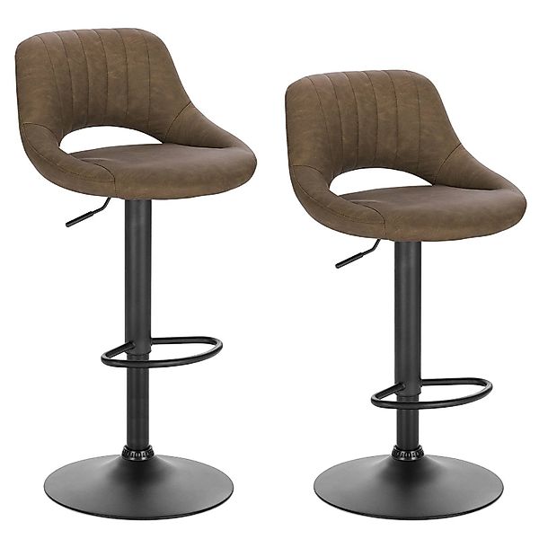 EUGAD Barhocker (2 St), aus Kunstleder günstig online kaufen