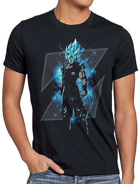 style3 T-Shirt Son-Goku Z Blue god günstig online kaufen