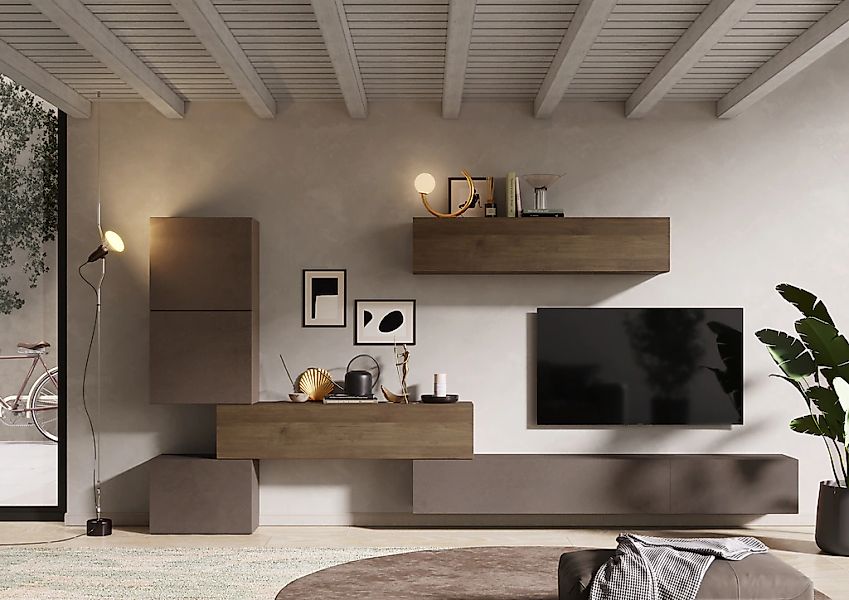 INOSIGN Wohnwand "Infinity, 7tlg. Breite 340 cm, Höhe variabel, Schrankwand günstig online kaufen