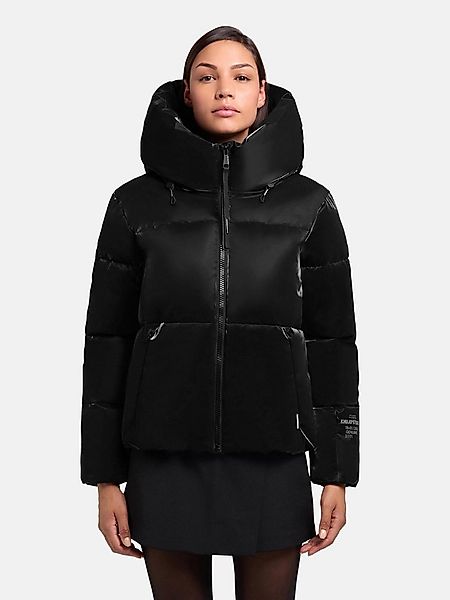 khujo Steppjacke Audrey Shiny Schimmernde Damen Winterjacke mit Kapuze günstig online kaufen