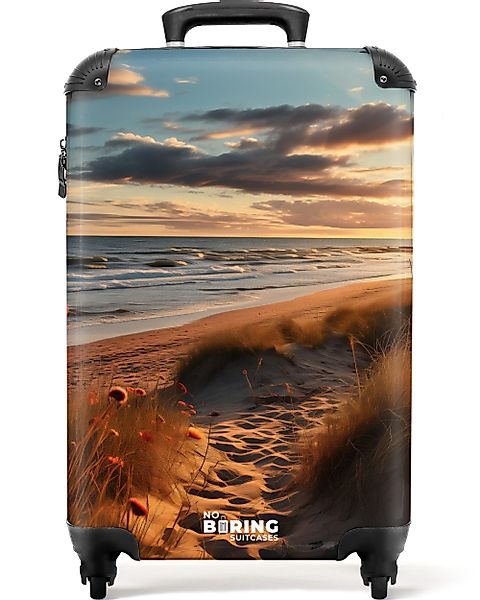 NoBoringSuitcases.com© Hartschalen-Trolley Strand mit Strandhafer 55x35x20c günstig online kaufen