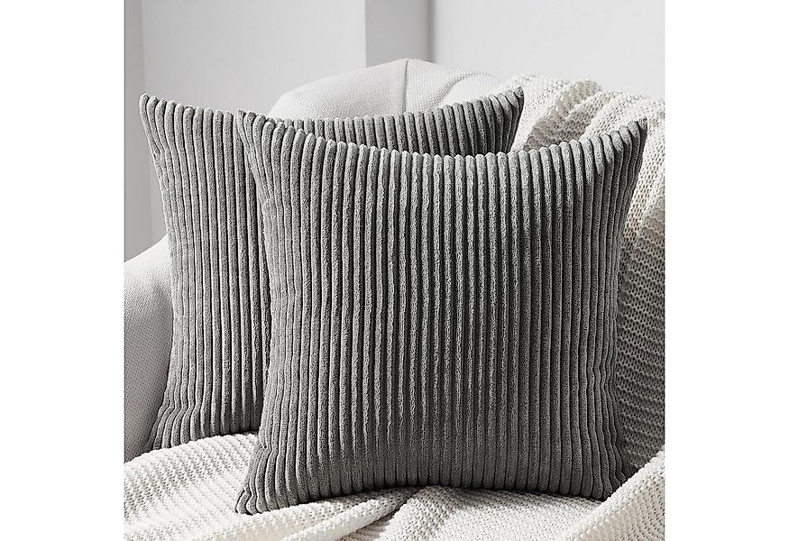 Topfinel Kissenbezug gestreiftes Muster,2er Set Kissenhülle Dekokissen Kiss günstig online kaufen