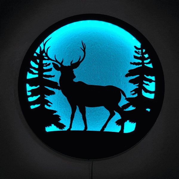 K&L Wall Art LED Wandleuchte LED-Ring günstig online kaufen