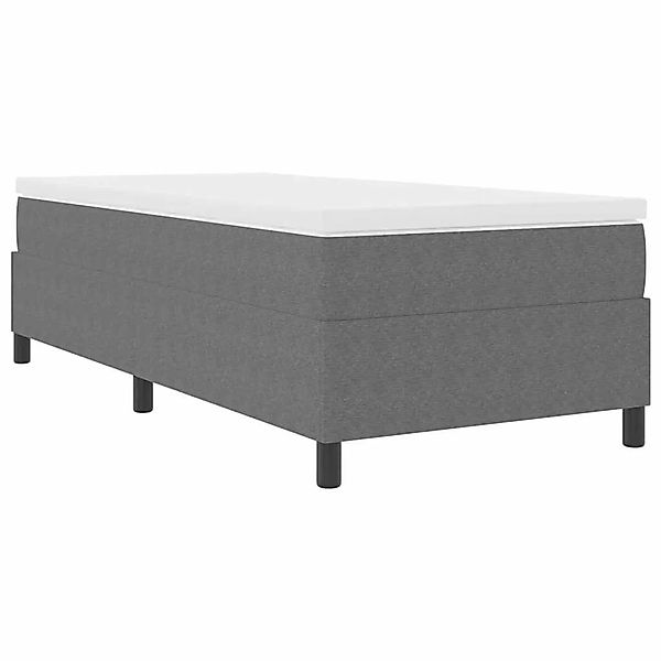vidaXL Boxspringbett Hellgrau und Weiß 193 x 90 x 60 cm Cordstoff 3337437 günstig online kaufen
