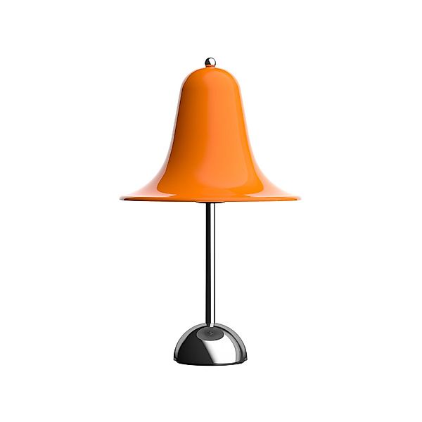 Verpan Tischleuchte Pantop, orange, Höhe 23 cm, Metall, E14 günstig online kaufen