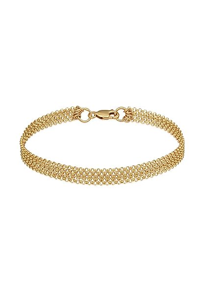 Elli Armband Breit Glieder Basic Silber günstig online kaufen