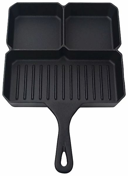 Jim Beam BBQ Grillpfanne, Gusseisen, (1 tlg.), BxLxH: 23x35x4 cm günstig online kaufen