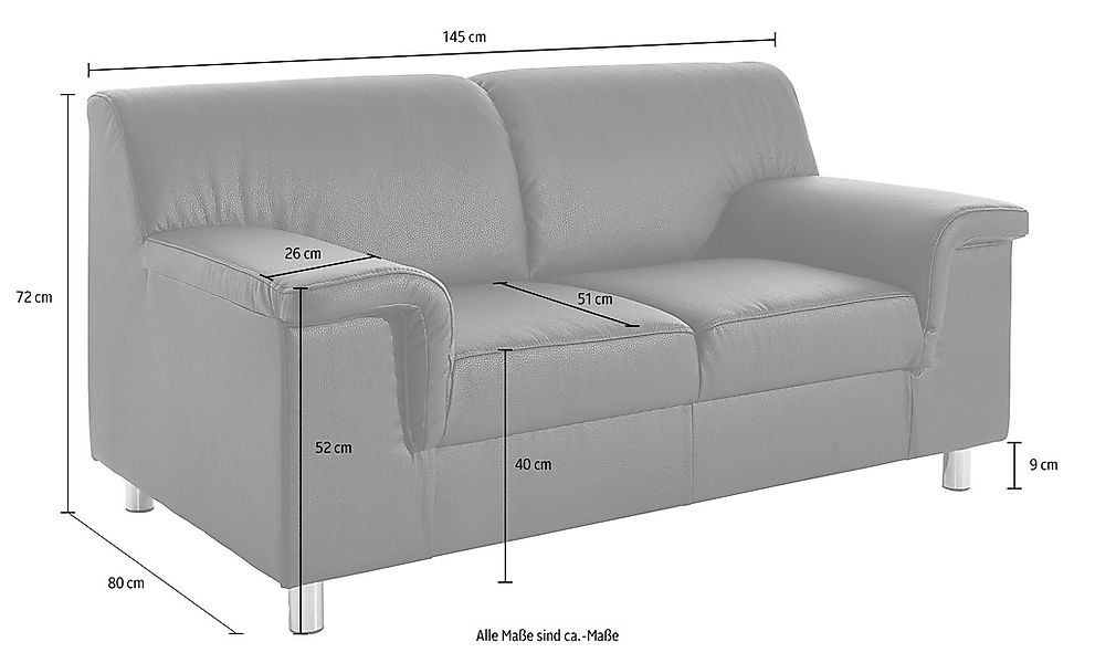 INOSIGN 1,5-Sitzer "Jamie, Sofa mit kompakten Stellmaßen für kleine Räume, günstig online kaufen