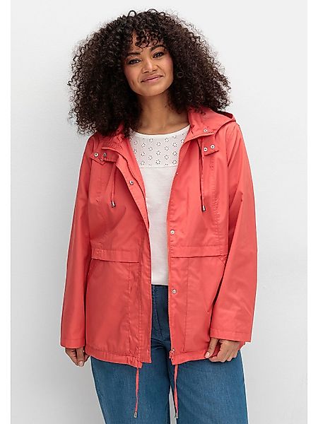Sheego Outdoorjacke Große Größen mit Kapuze günstig online kaufen