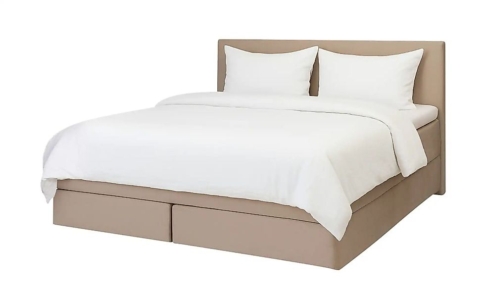 Boxspringbett 180x200 in beige Elin ¦ beige ¦ Maße (cm): B: 180 H: 105 Bett günstig online kaufen