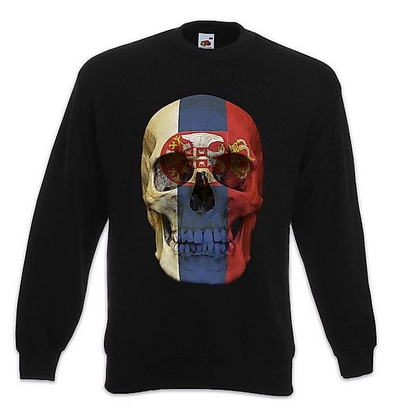 Urban Backwoods Sweatshirt Classic Serbia Skull Flag Sweatshirt Totenkopf S günstig online kaufen