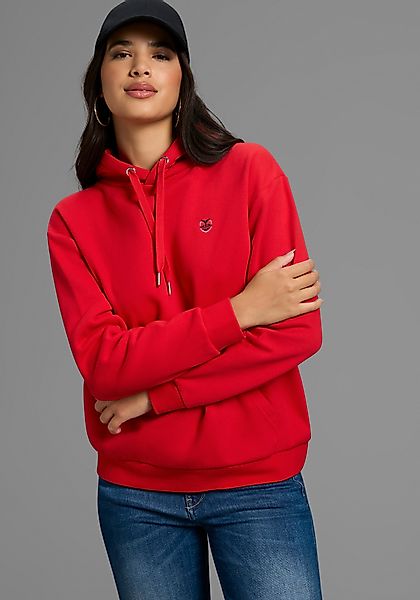 DELMAO Kapuzensweatshirt, Weiche Baumwollmischung mit Kängurutasche & Kapuz günstig online kaufen