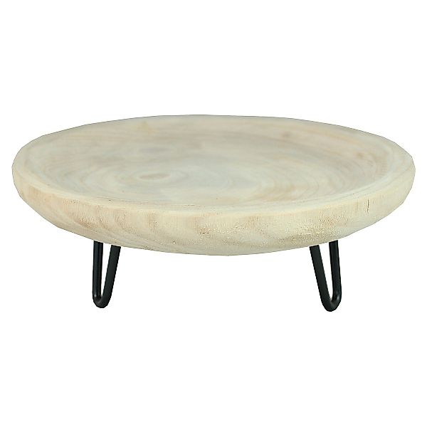 colourliving Dekoschale Holzschale rund 26 cm günstig online kaufen
