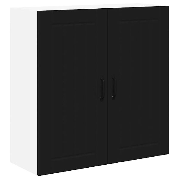 vidaXL Küchenschrank mit Regal Schwarz 80 x 31 x 80 cm Holzwerkstoff 885056 günstig online kaufen