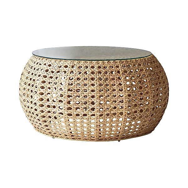 Tikamoon Couchtisch Couchtisch aus Rattan Esther günstig online kaufen