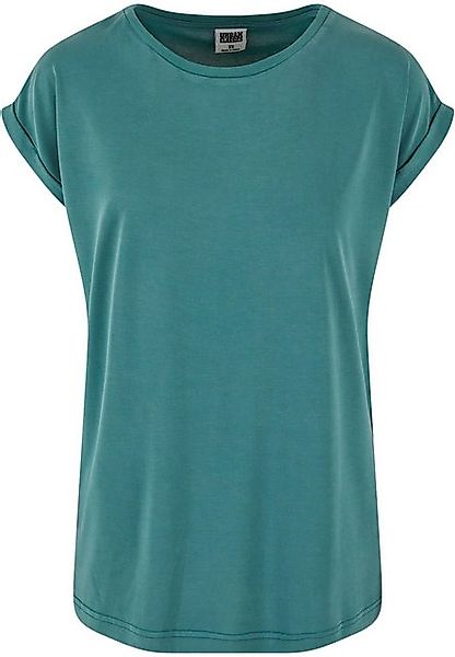 URBAN CLASSICS Kurzarmshirt Urban Classics Damen Ladies Modal Extended Shou günstig online kaufen
