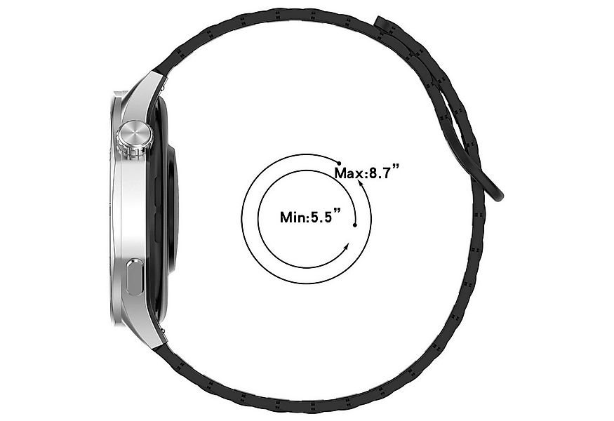 Wigento Smartwatch-Armband Für Xiaomi Redmi Watch 5 Lite Two Color Magnetis günstig online kaufen