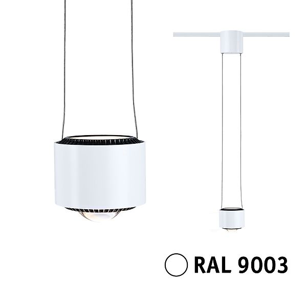 Paulmann "URail Pendel Aldan 750lm 8,5W 4000K dimmbar 230V Signalweiß" günstig online kaufen
