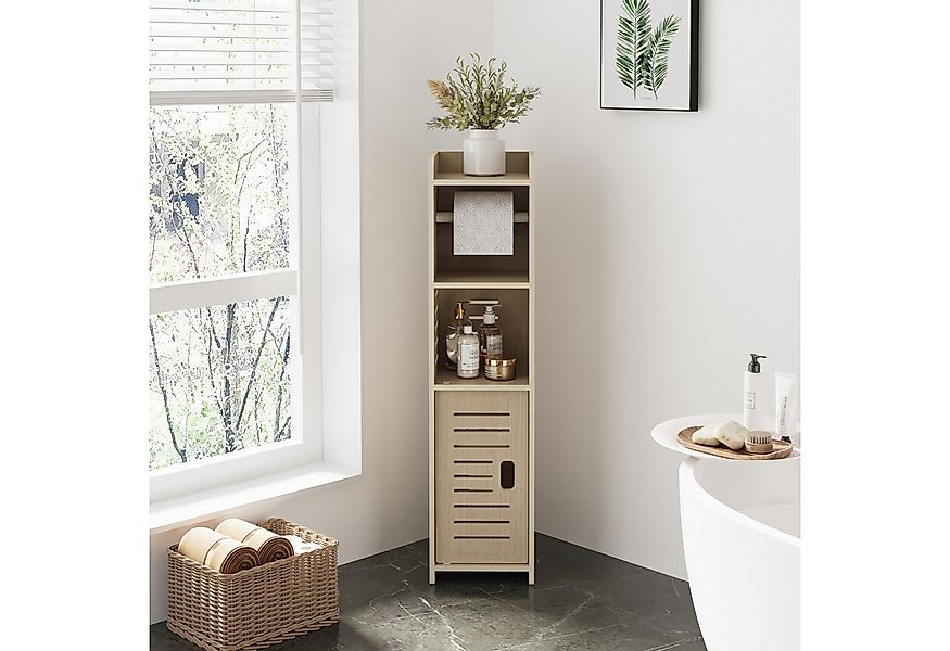 Dripex Beistellschrank Badschrank schmal, Toilettenschrank mit Papierrollen günstig online kaufen