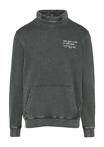 s.Oliver Sweatshirt Strukturiertes Sweatshirt mit Stehkragen Garment Dye günstig online kaufen