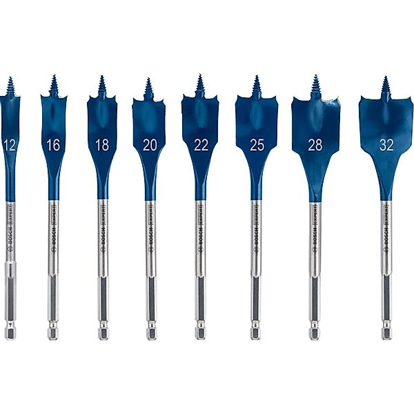 Bosch Flachfräsbohrer Set Expert Self Cut Speed 8-teilig günstig online kaufen