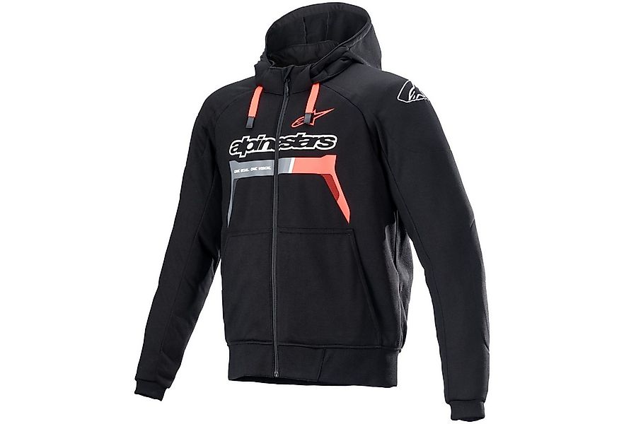 Alpinestars Motorradjacke Alpinestars Chrome Ignition Hoodie schwarz / rot- günstig online kaufen